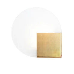 Sun Vägglampa, Badrumslampa Rå mässing
