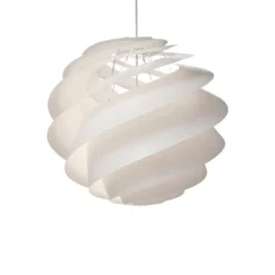 Swirl 3 large pendel, vit 65cm