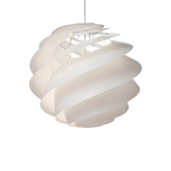 Swirl 3 large pendel, vit 65cm