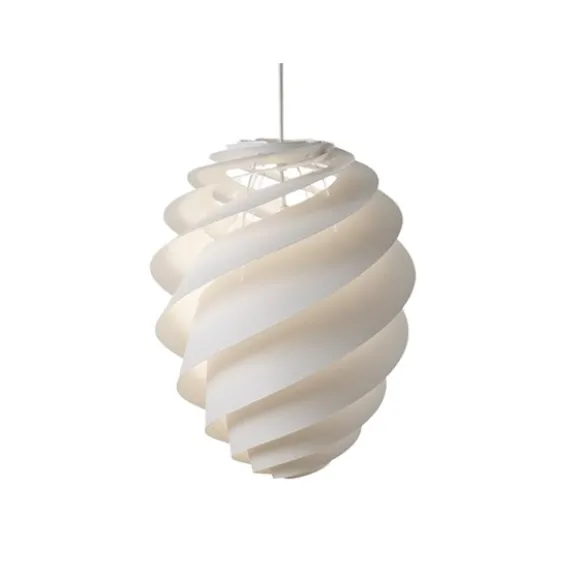 Swirl 2 small pendel, vit 18cm