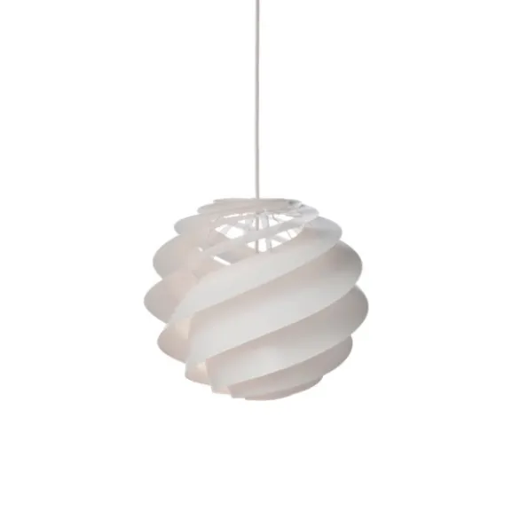 Swirl 3 small pendel, vit 32cm