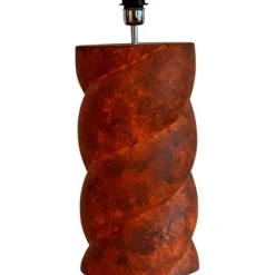 Swirl Lampfot Dark terracotta 23cm