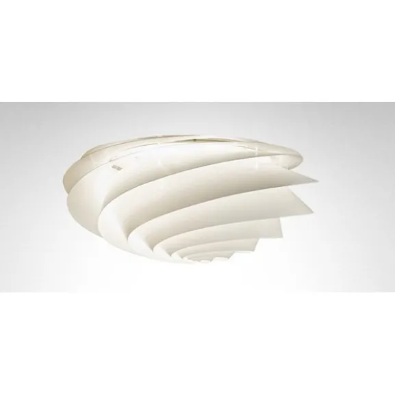 Swirl medium plafond, vit 60cm