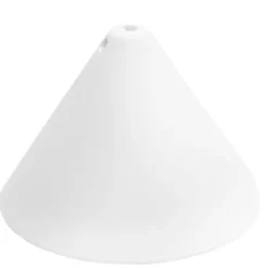 Takkopp m sidoskruv, vit 12,5cm