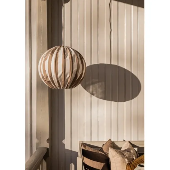 Taklampa Capri D45 s/v E27 5m IP44 taupe/vit