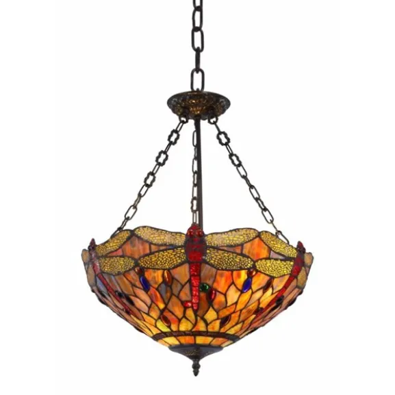 Taklampa Trollslända Harmoni / Dragonfly 48cm