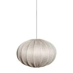 Taklampskärm Moon D58 s/v Rotan offwhite