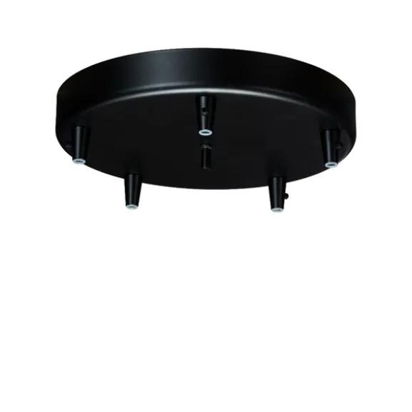 Takrondell för 5 pendlar D330 mattsvart