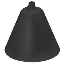 Takstycke svart skruvad