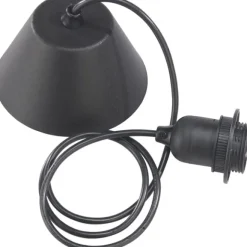 Takupphänge E27 2,1m svart