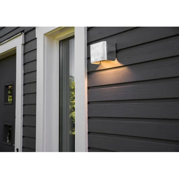 Taurus vägglampa LED, galvaniserad 12cm