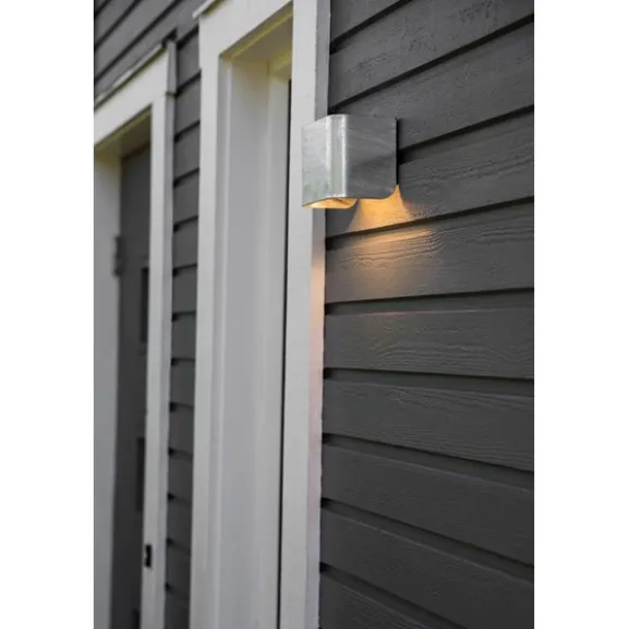 Taurus vägglampa LED, galvaniserad 12cm