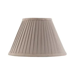 Textilskärm 20 cm, Beige