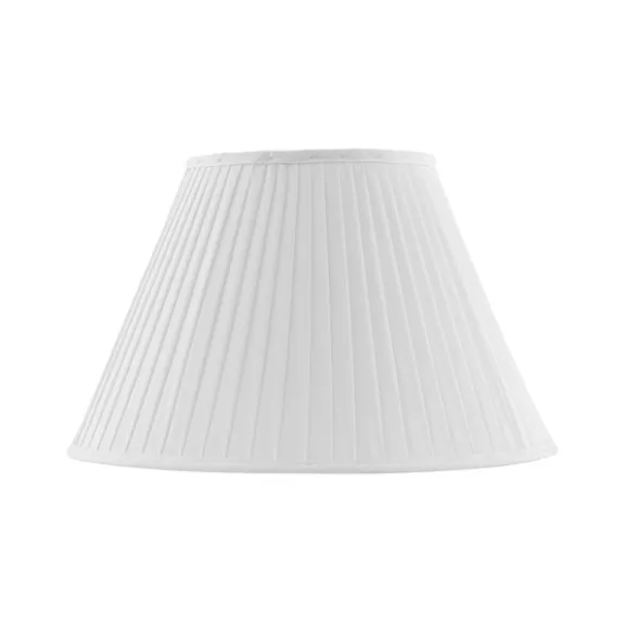 Textilskärm 30 cm, Naturvit