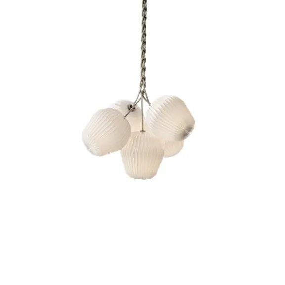 The Bouquet chandelier 5 medium, vit