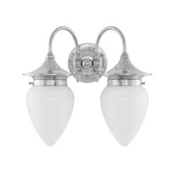 Tigerstedt vägglampa nickel