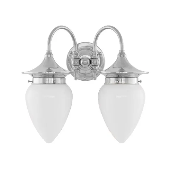 Tigerstedt vägglampa nickel
