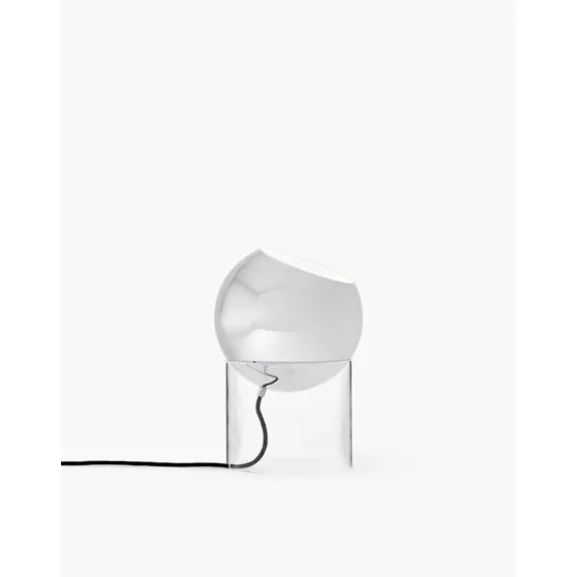 Topan Bordslampa VP13 Clear acrylic base Chrome-plated