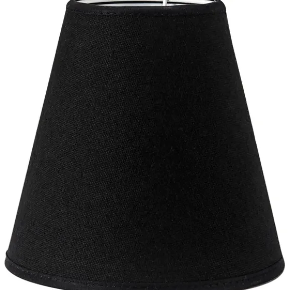 Toppringskärm E14 Franza Svart 15cm