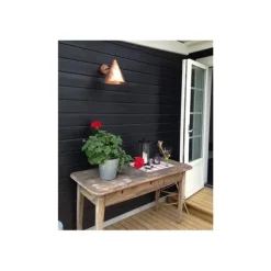 Tratten vägglampa, råmässing