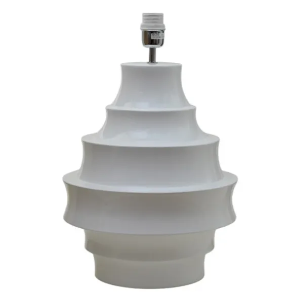 Trinity Lampfot Glossy White 31cm