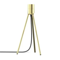 Tripod table brushed brass H 36 cm
