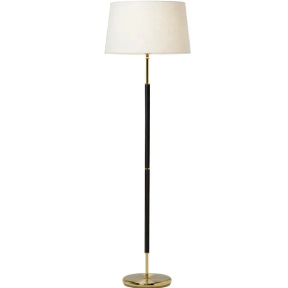 Tullgarn golvlampa, mässing/svart 130cm