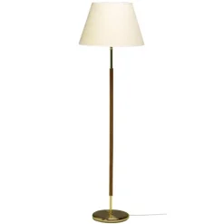 Tullgarn golvlampa, mässing/valnöt 130cm