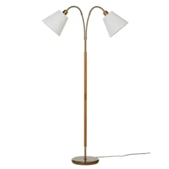 Tullgarn golvlampa tvåarmad, oxid/ek 145cm
