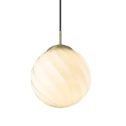 Twist Taklampa Ø25cm E27 Ball Antik Messing