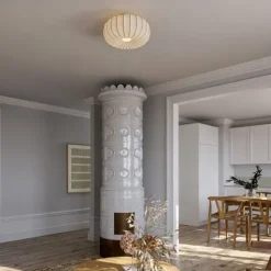 Uni plafond vit 40 cm