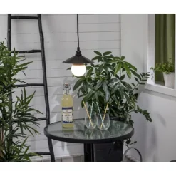 Upphäng 5m E27 utomhusbruk, svart