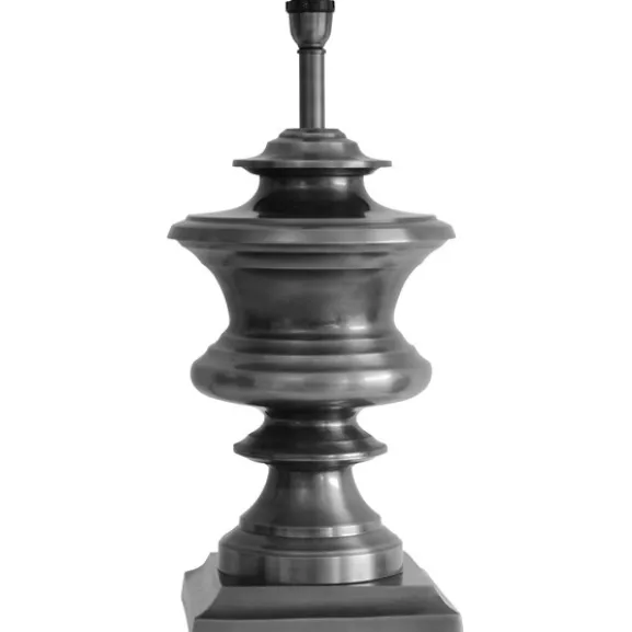 Vermont Lampfot Antik Silver 27cm