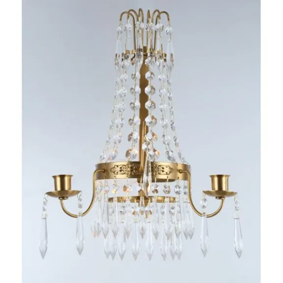 Vägglampa Empire Borstad Mässing 15cm