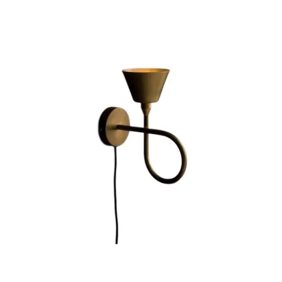 Vägglampa Loop 1-Låg Råmäss Upp