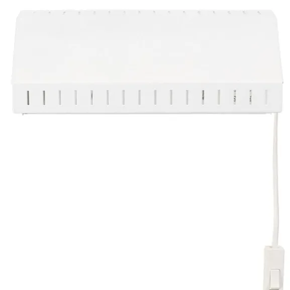 Vägglampa Vippa vit