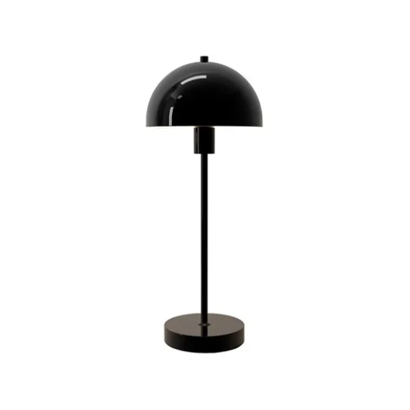 Vienda bordslampa blanksvart E14