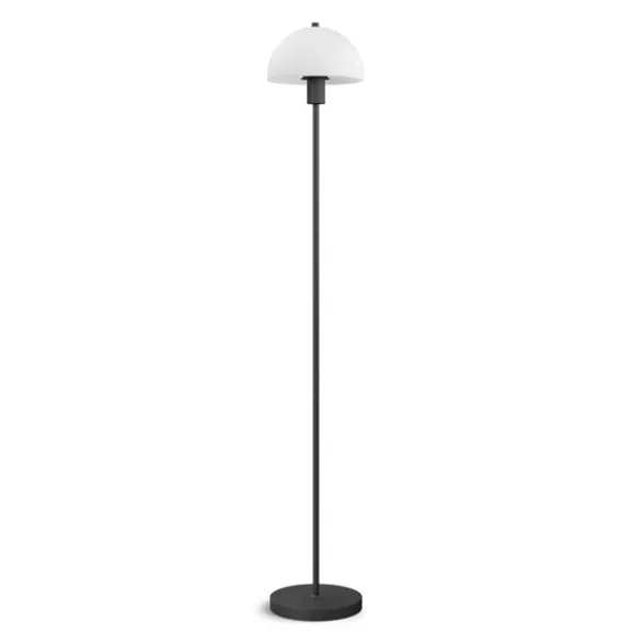 Vienda golvlampa svart/glas E14