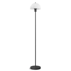Vienda golvlampa svart/glas E14