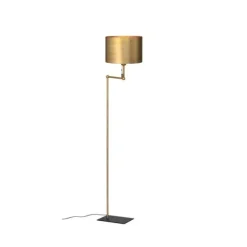 Viken golvlampa, råmässing 128cm
