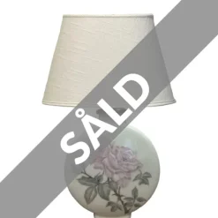 Vintage lampfot, porslin