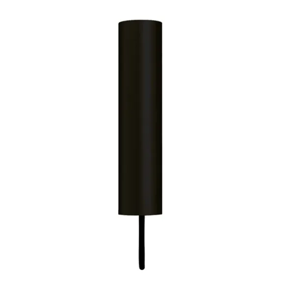 Visir Vägglampa m. kabel, Svart