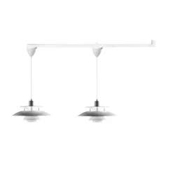 Vrida 2 lamparm, vit 1,5m DCL