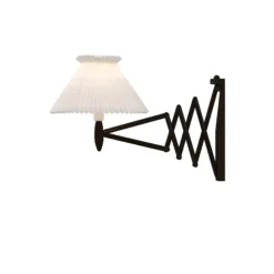 Wall lamp, SAX, black oak, incl shade 6-21