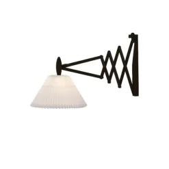 Wall lamp, SAX, black oak, incl. shade 2-21