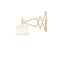 Wall lamp, SAX, light oak, incl. shade 120XS