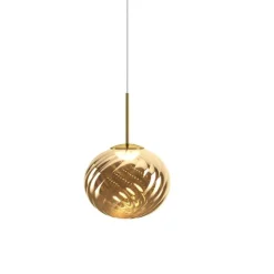 Whirl Pendant 30cm Gold LED CB-CCC