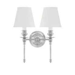 Wivallius vägglampa nickel