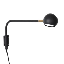 YES! vägglampa, svart